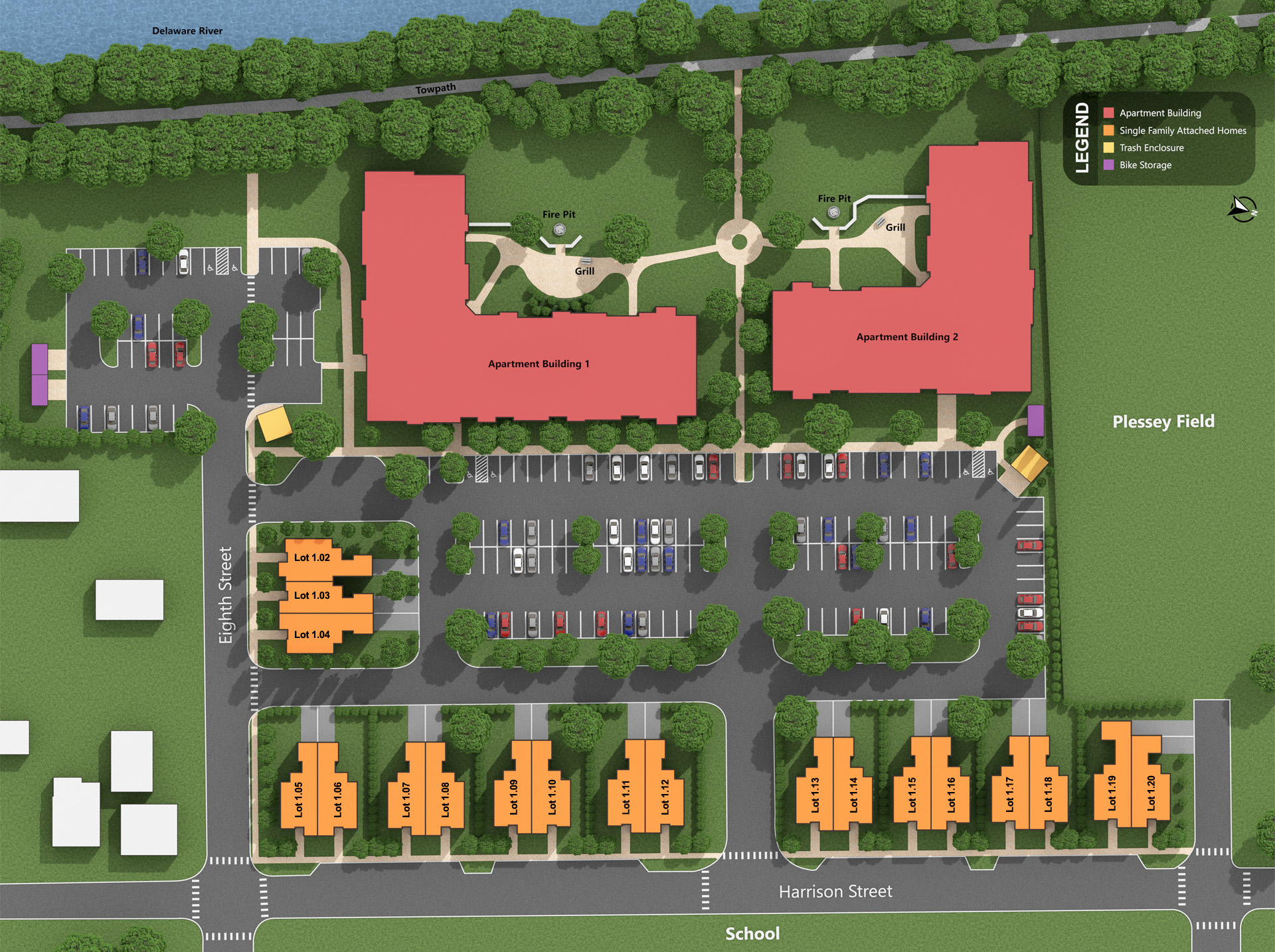 Harrison Square Community Map